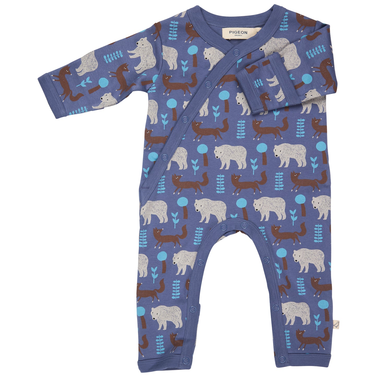 Pigeon Organics for Kids Kimono Romper - Fox & Bear