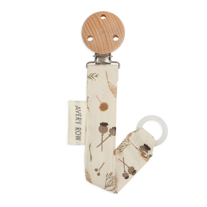 Avery Row Pacifier Holder Strap - Grasslands