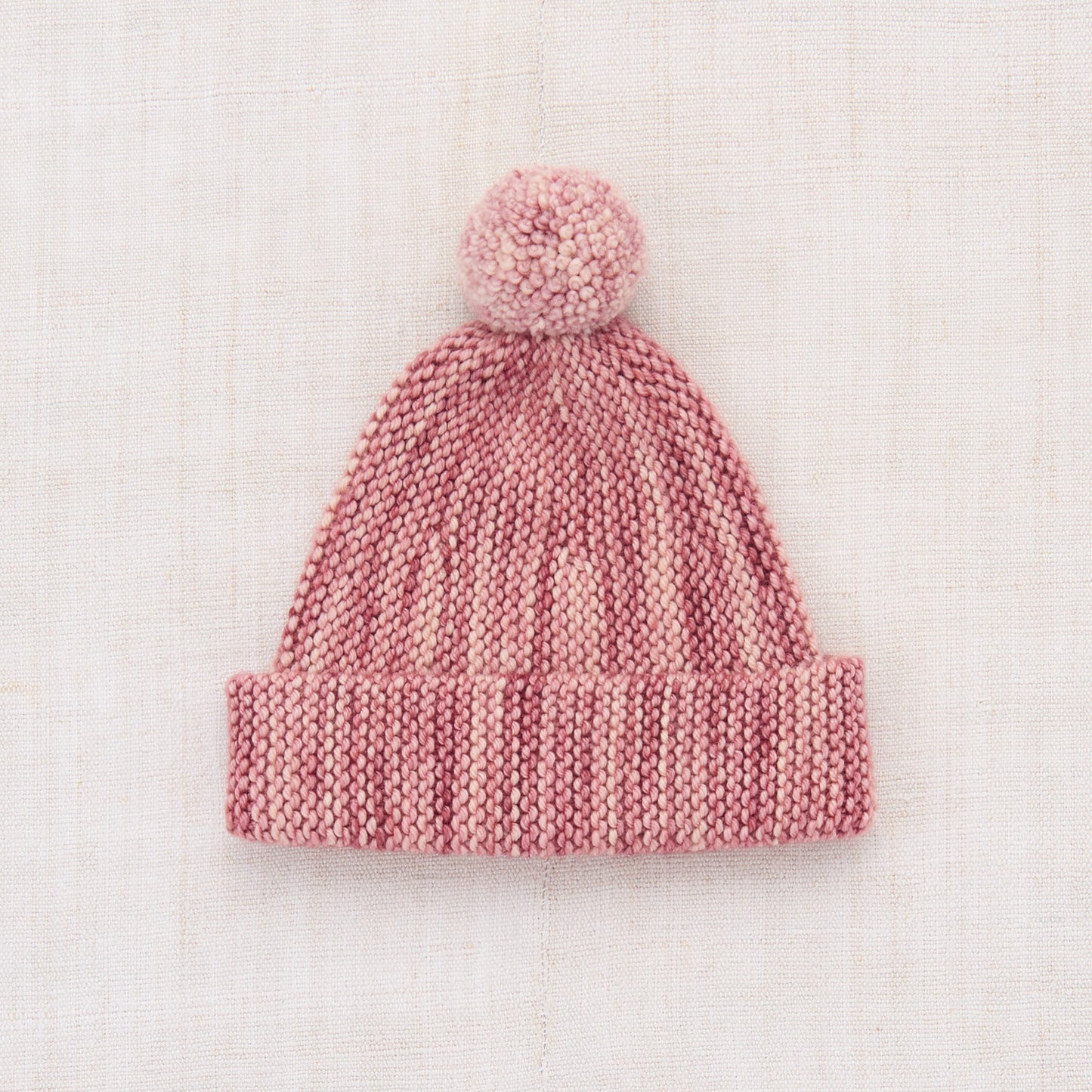 Misha & Puff Baby Garter Hat - Prairie Rose
