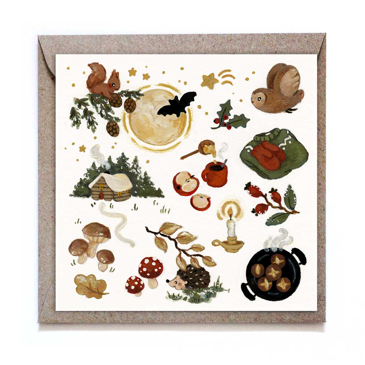 Studio Satsch Home in the Woods Card