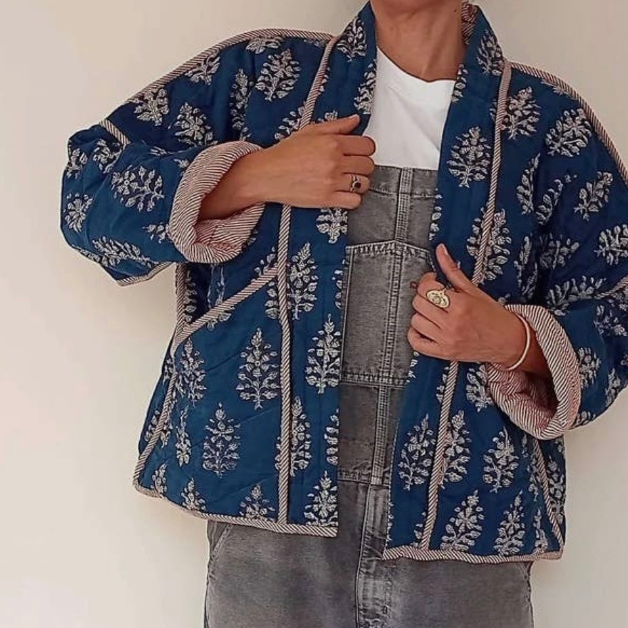 Quilted Kimono store Jacket