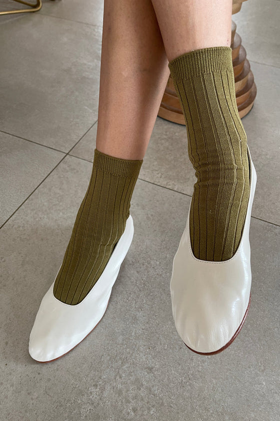 Le Bon Shoppe Women's Her Socks - Pesto