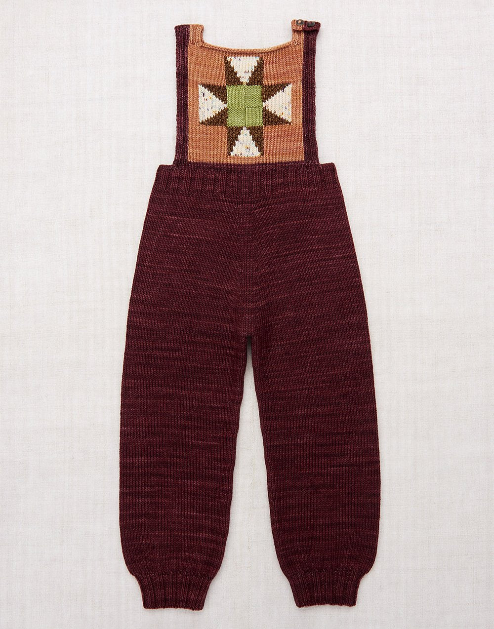 【新品未使用】Misha and Puff Nova Quilt Romper Misha&Puff 24AW 〉Nova Quilt Romper ”ニットロンパース”- Fig