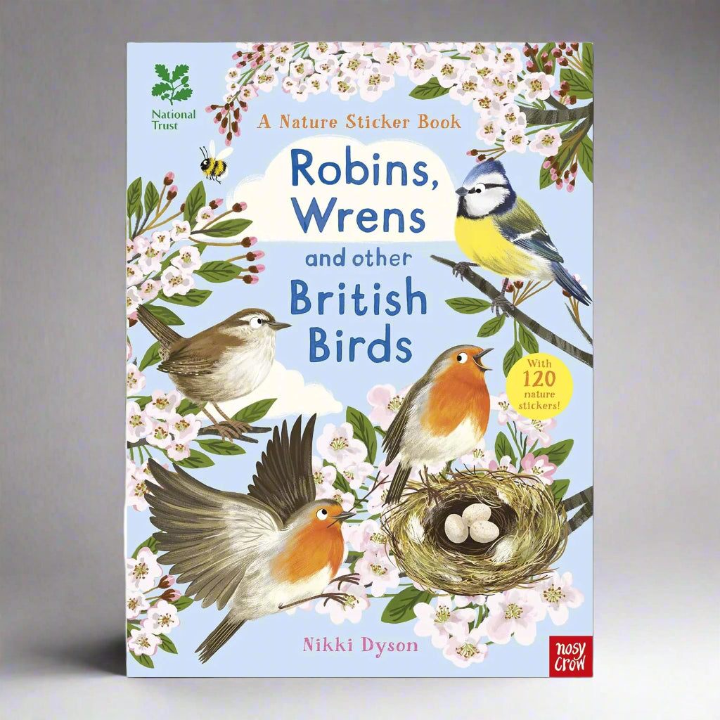 Nosy Crow Robins, Wrens and other British Birds, Nature Sticker Book
