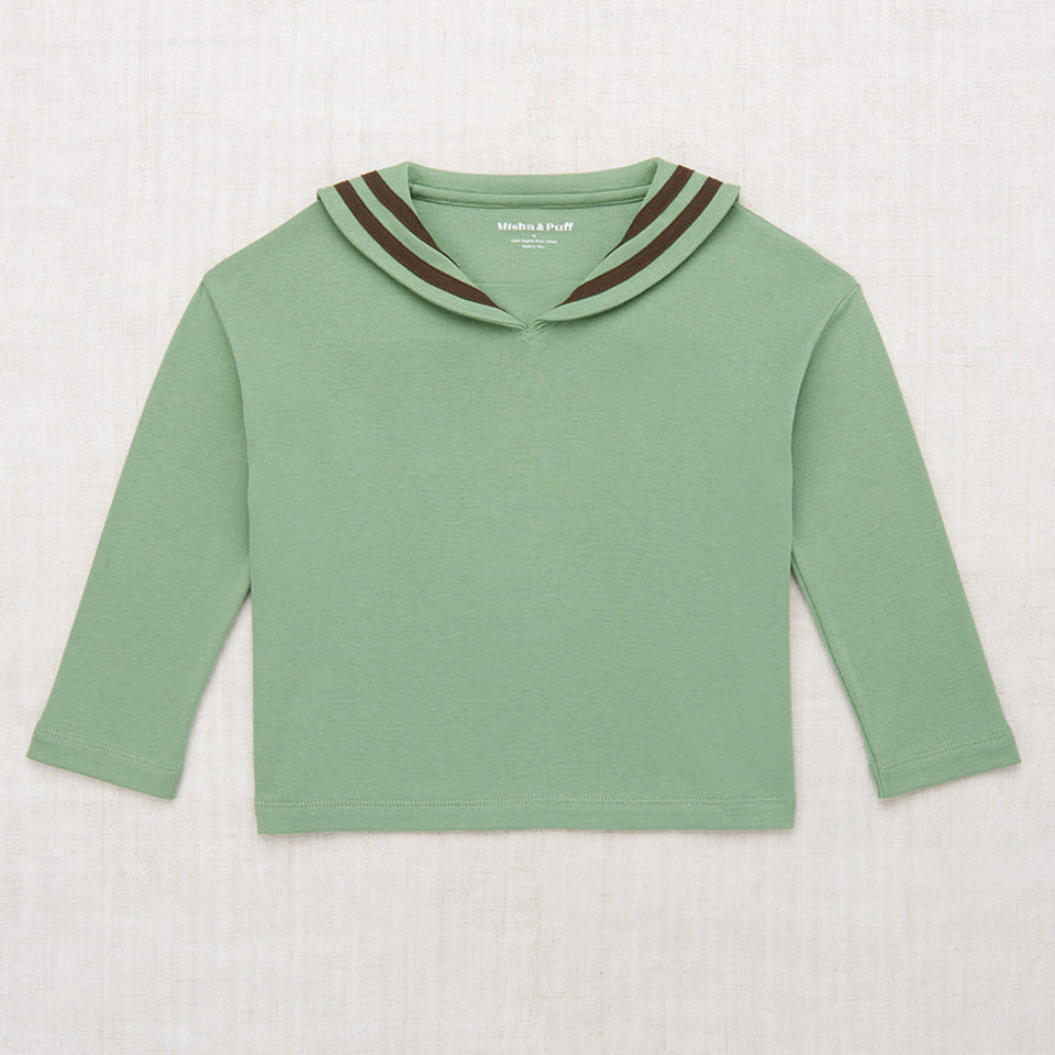 Misha & Puff Sailor Top - Oakmoss – SMALL-FOLK
