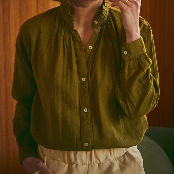 Women's Rosier Shirt - Fir Green