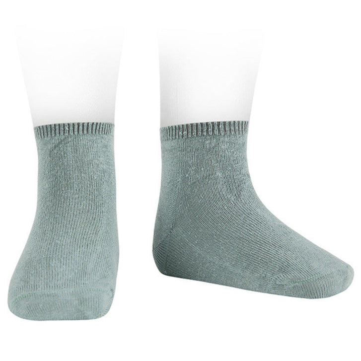 Cóndor Short Linen Socks - Seafoam