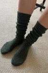 Le Bon Shoppe Women's Arctic Socks - Green