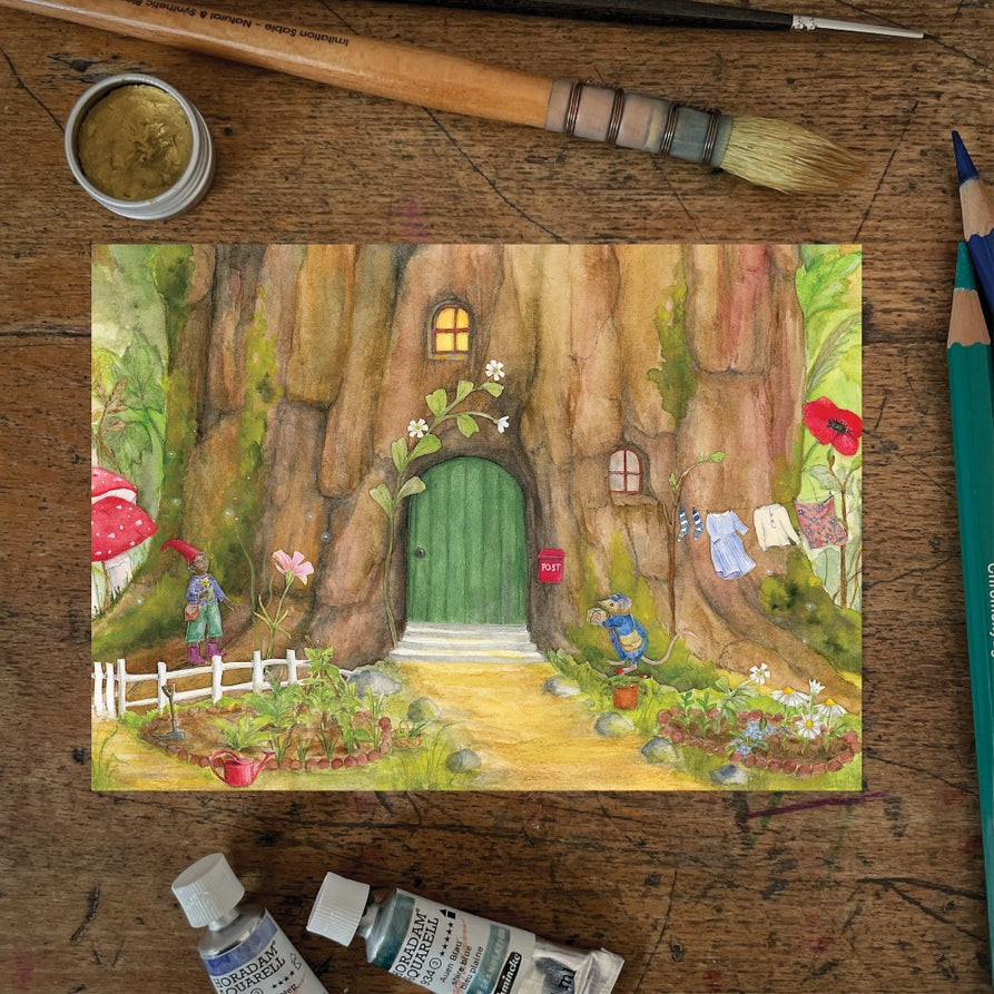 Mhairi Hellbrandt Home Sweet Home Postcard