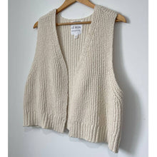  Le Bon Shoppe Women's Granny Cotton Sweater Vest - Naturel