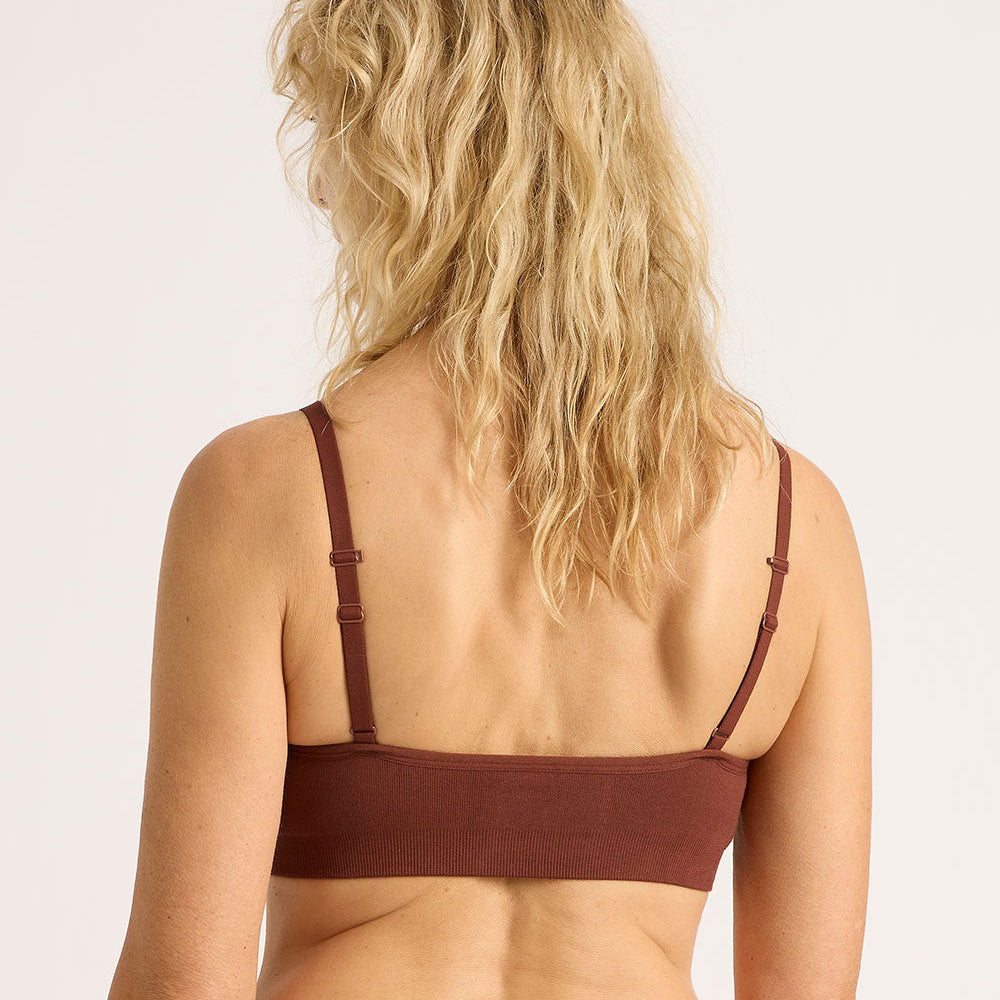 
                      
                        Women's Wireless T-Shirt Bra - Rust
                      
                    