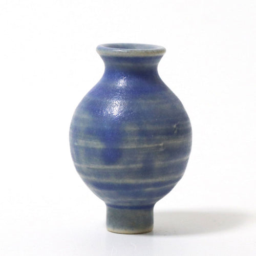 GRIMMS Decorative Item for Celebration Ring Birthday Spiral Blue Vase