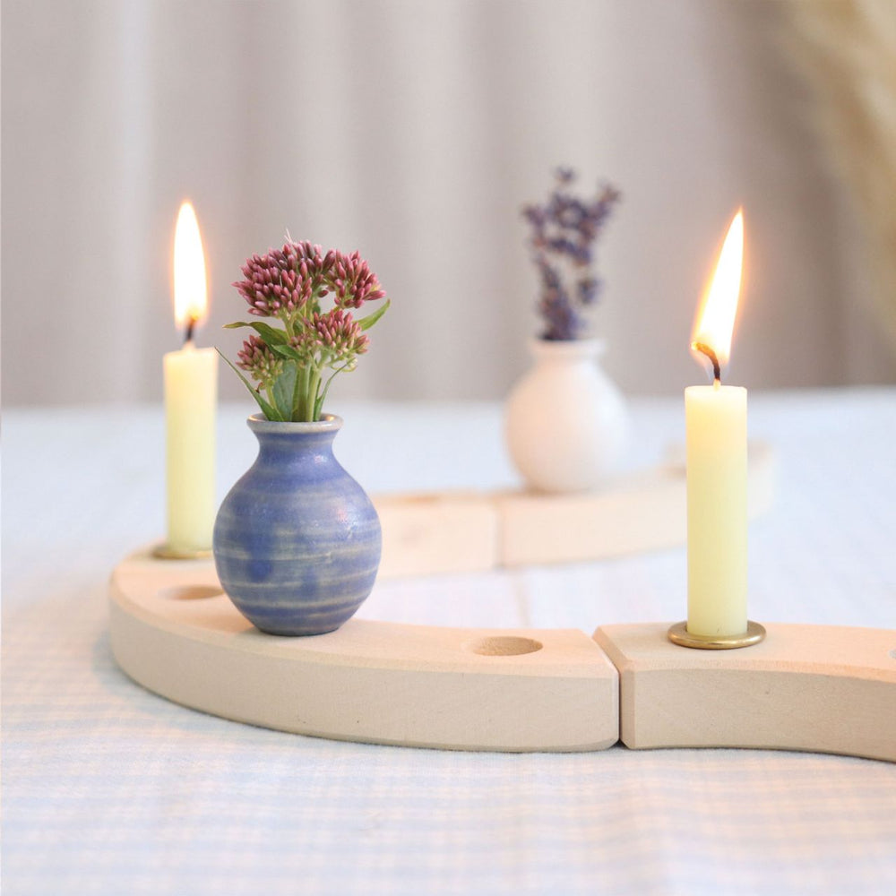 
                  
                    GRIMMS Decorative Item for Celebration Ring Birthday Spiral Blue Vase
                  
                