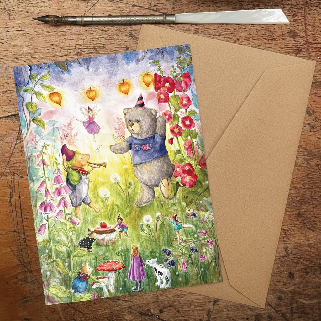 Mhairi Hellbrandt Polar's Party Greeting Card