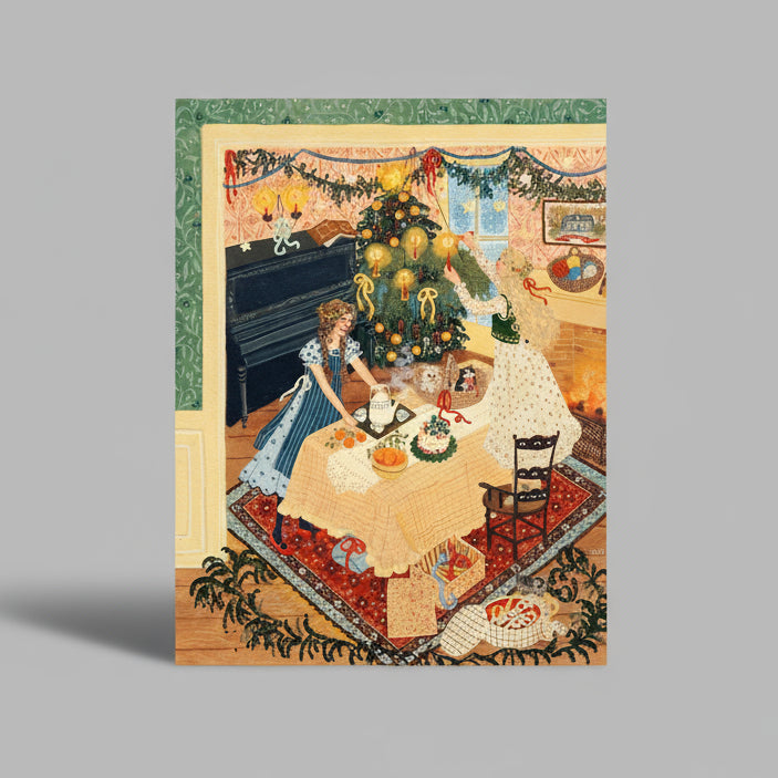 Loré Pemberton Christmas at Orchard House Greeting Card