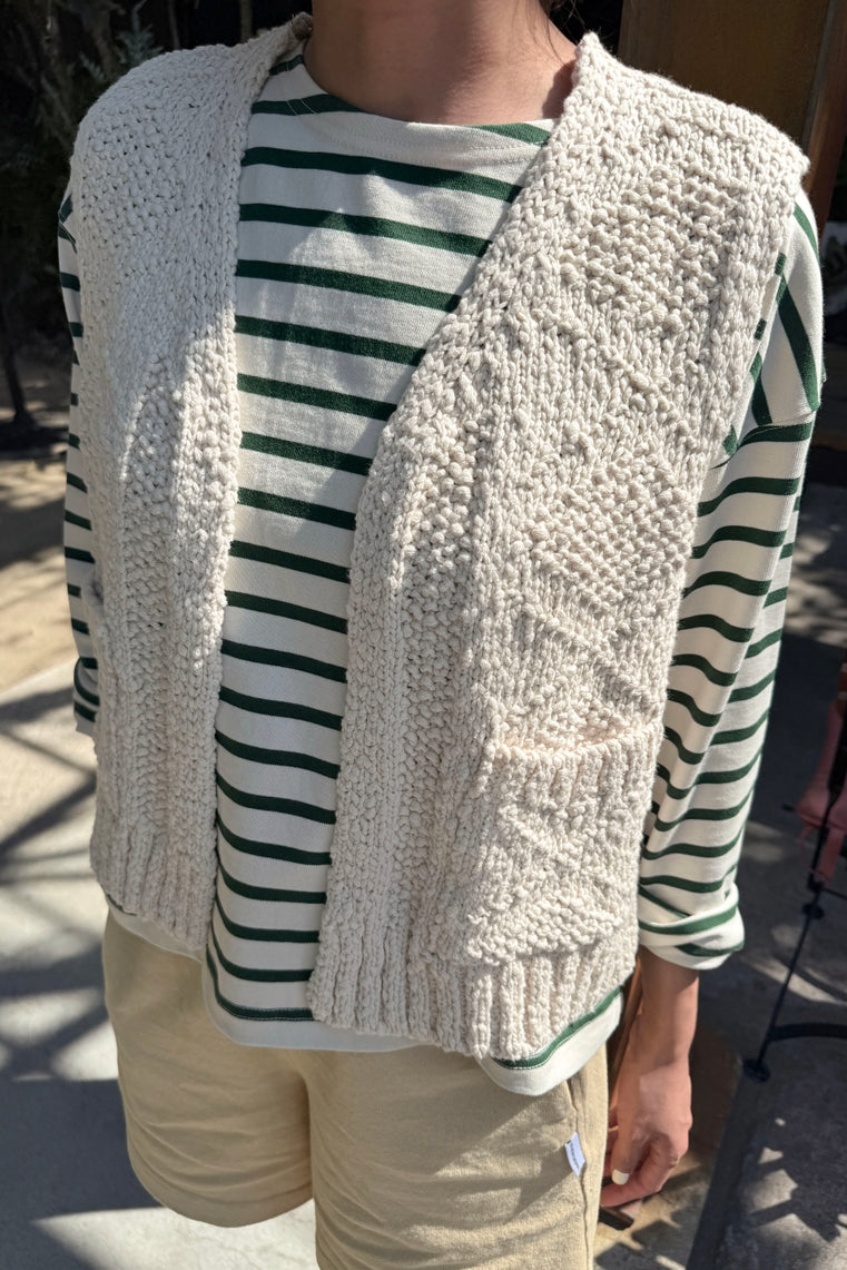 Le Bon Shoppe Women's Papa Cotton Vest - Naturel