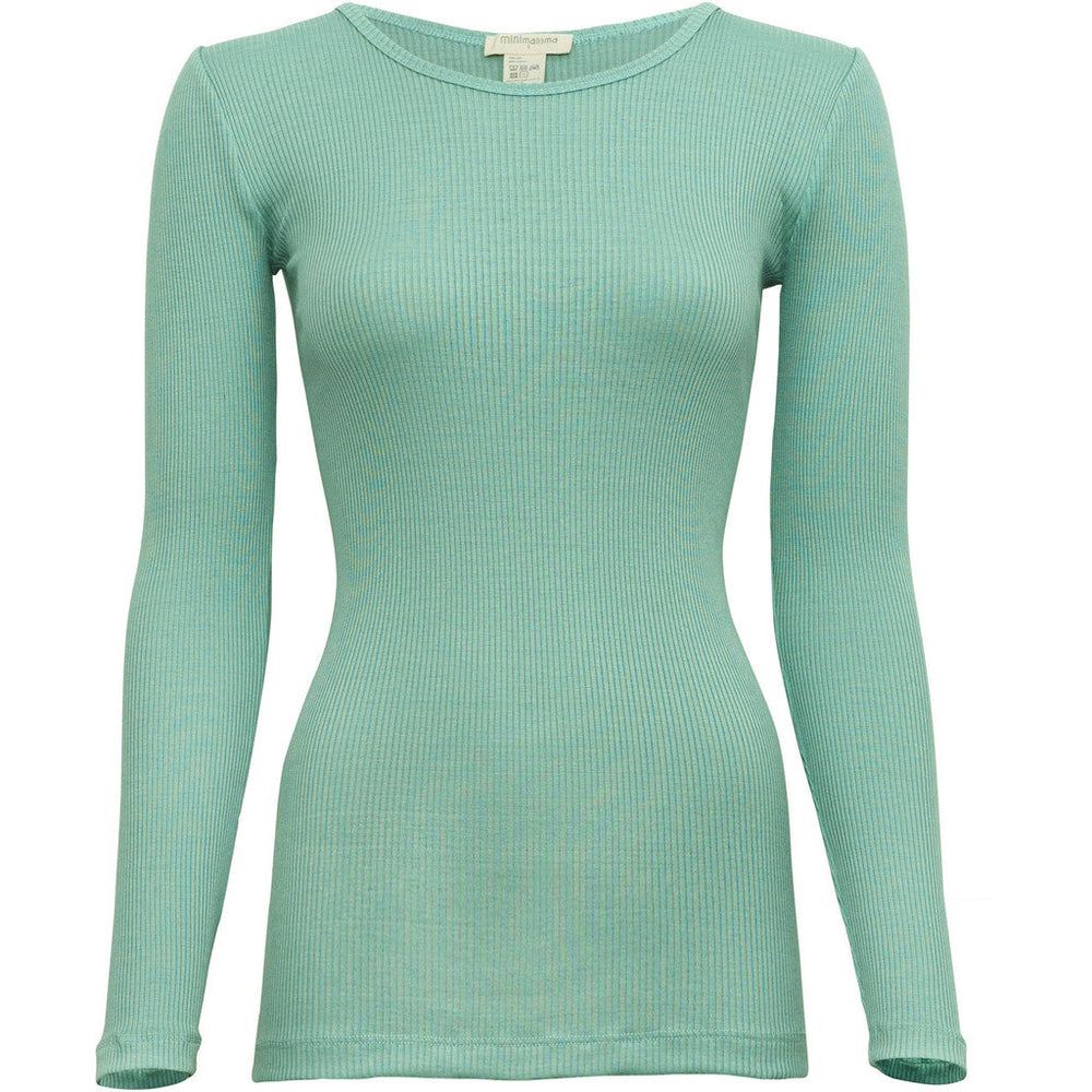 Minimalisma Women's Gerda Cotton/Silk Long Sleeve Top - Aurora