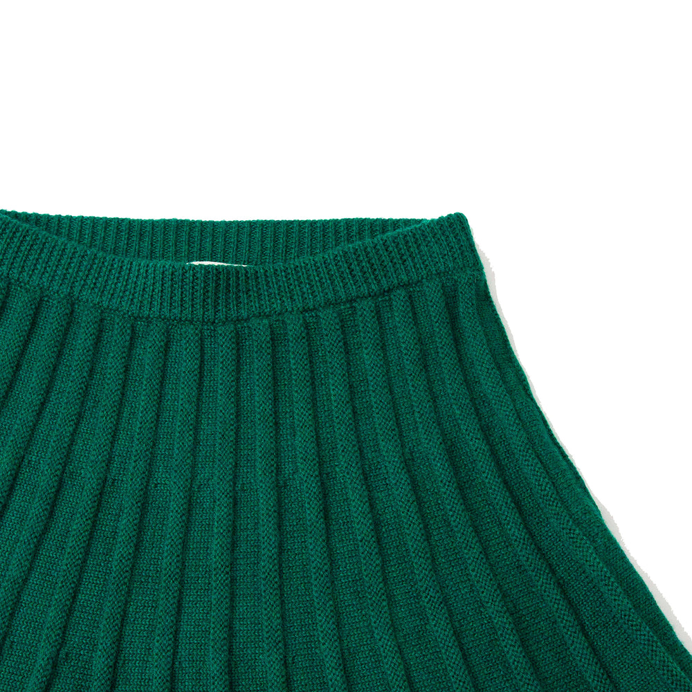 Knit Planet Pleated Knit Merino Skirt