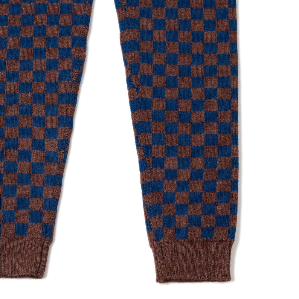 
                      
                        Knit Planet Checkered Merino Knit Leggings - Navy/Choco
                      
                    