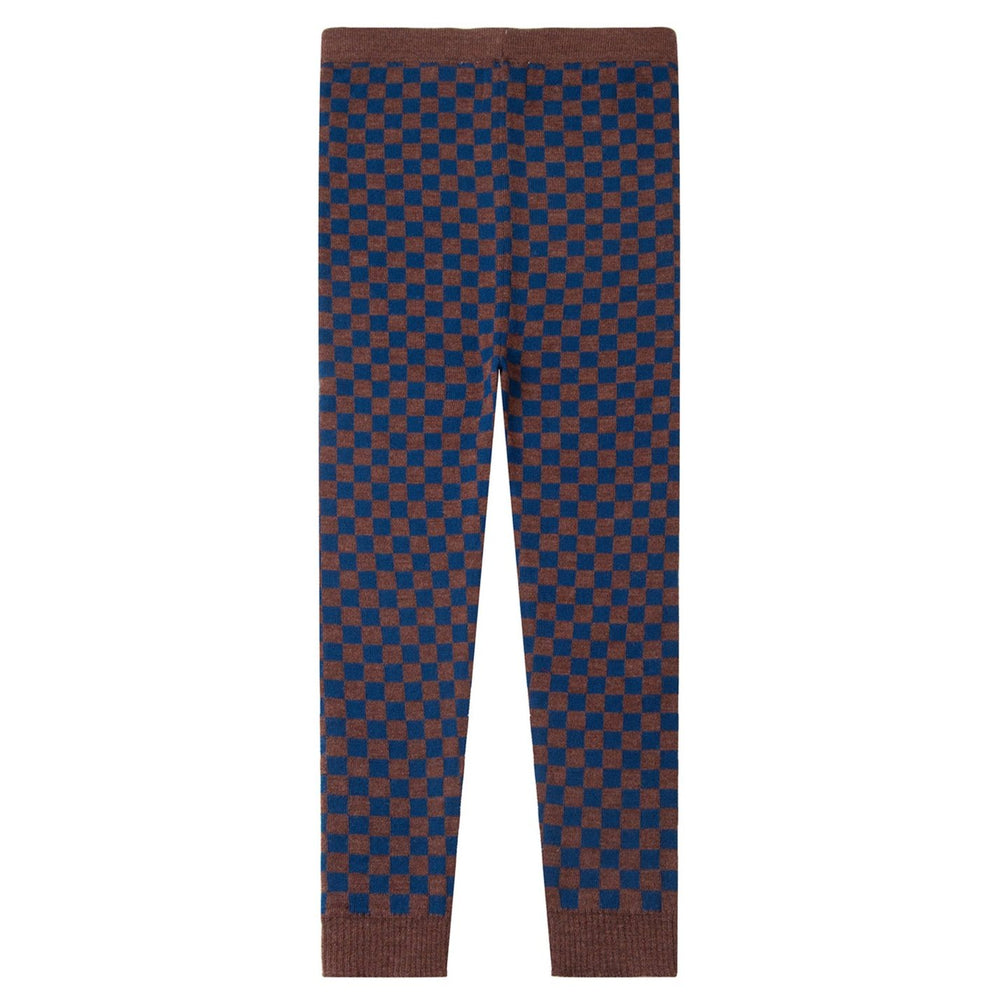 
                      
                        Knit Planet Checkered Merino Knit Leggings - Navy/Choco
                      
                    