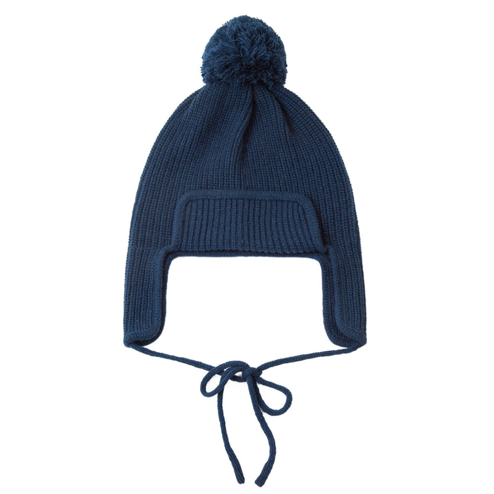 
                      
                        Knit Planet Merino Wool Flapped Hat - Navy
                      
                    