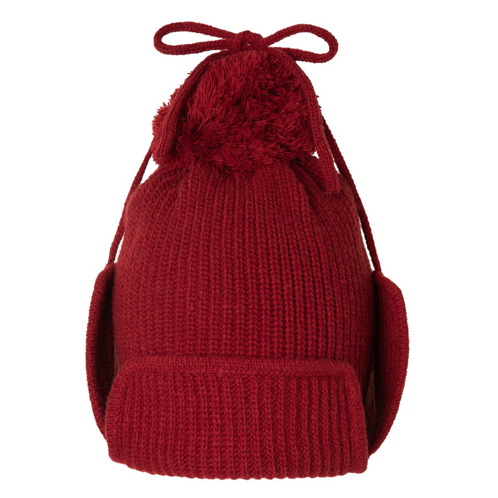 
                      
                        Knit Planet Merino Wool Flapped Hat - Red
                      
                    