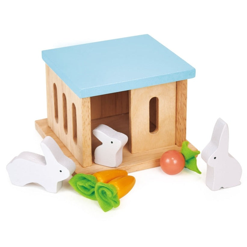 Tender Leaf Toys Rabbit Hutch Pet Set