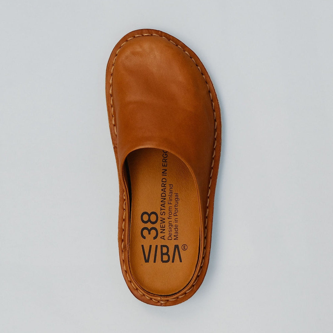 VIBAe Adults ROMA Leather - Cognac Brown