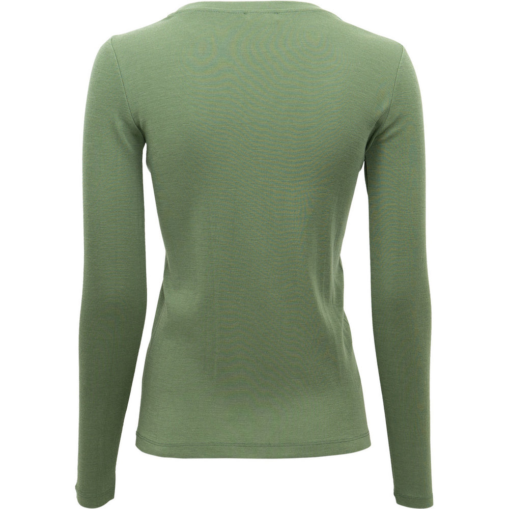 Minimalisma Women's 100% Merino Long Sleeve Top - Greenery