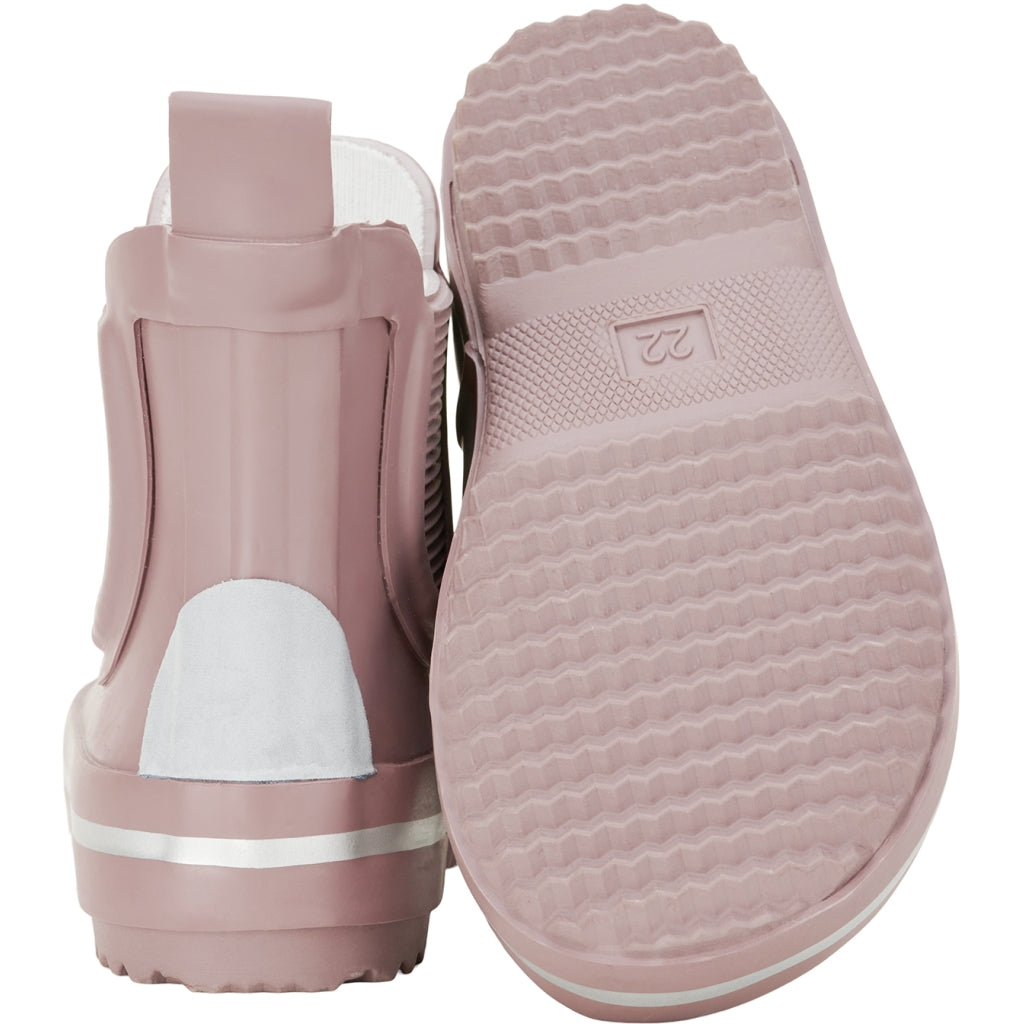 MIKK-LINE Short Rubber Wellington Boots - Adobe Rose