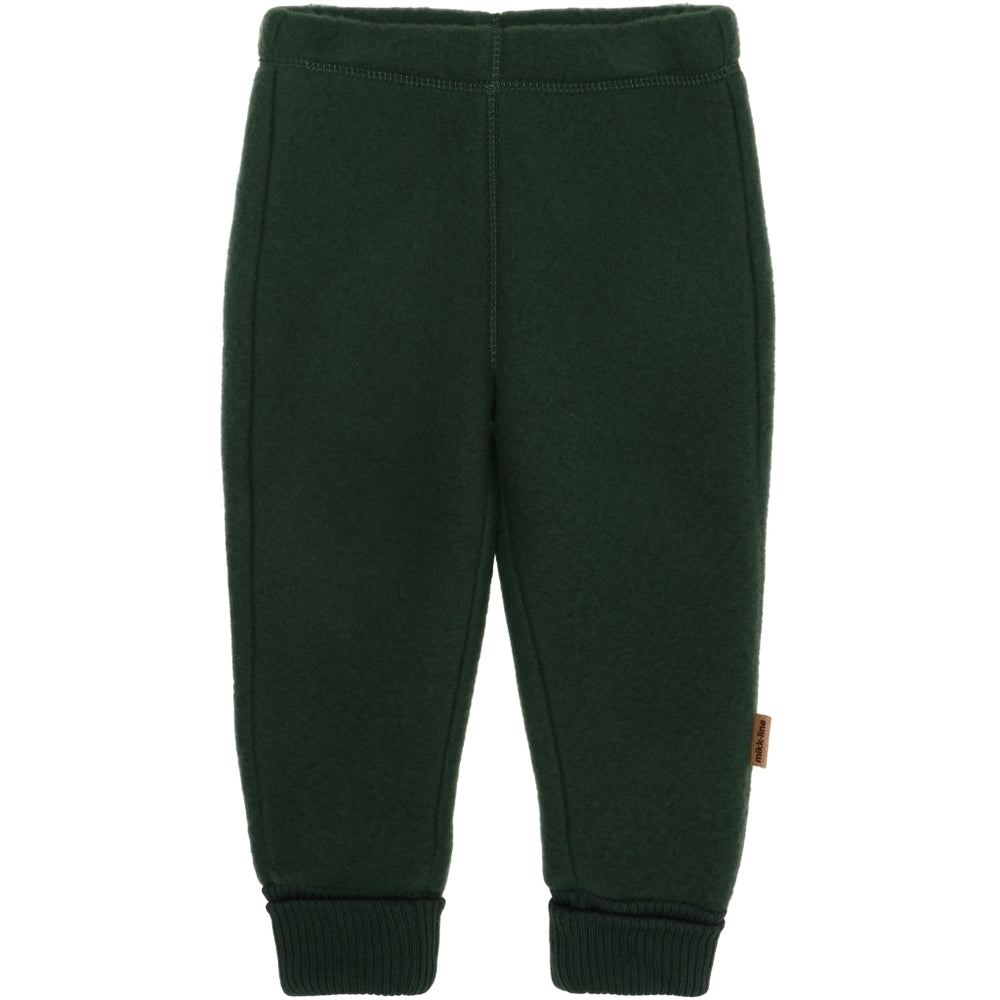 Wool Fleece Trousers - Duffel Bag Green