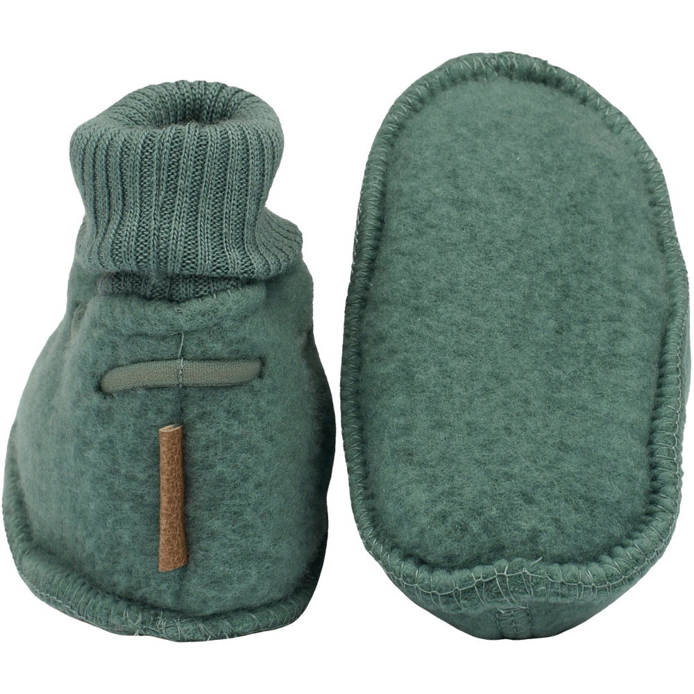 
                  
                    MIKK LINE Wool Fleece Booties - Balsam Green
                  
                