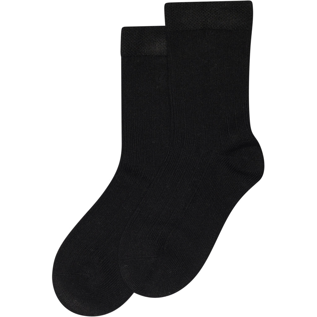 Minipop DK Bamboo School Socks - Black