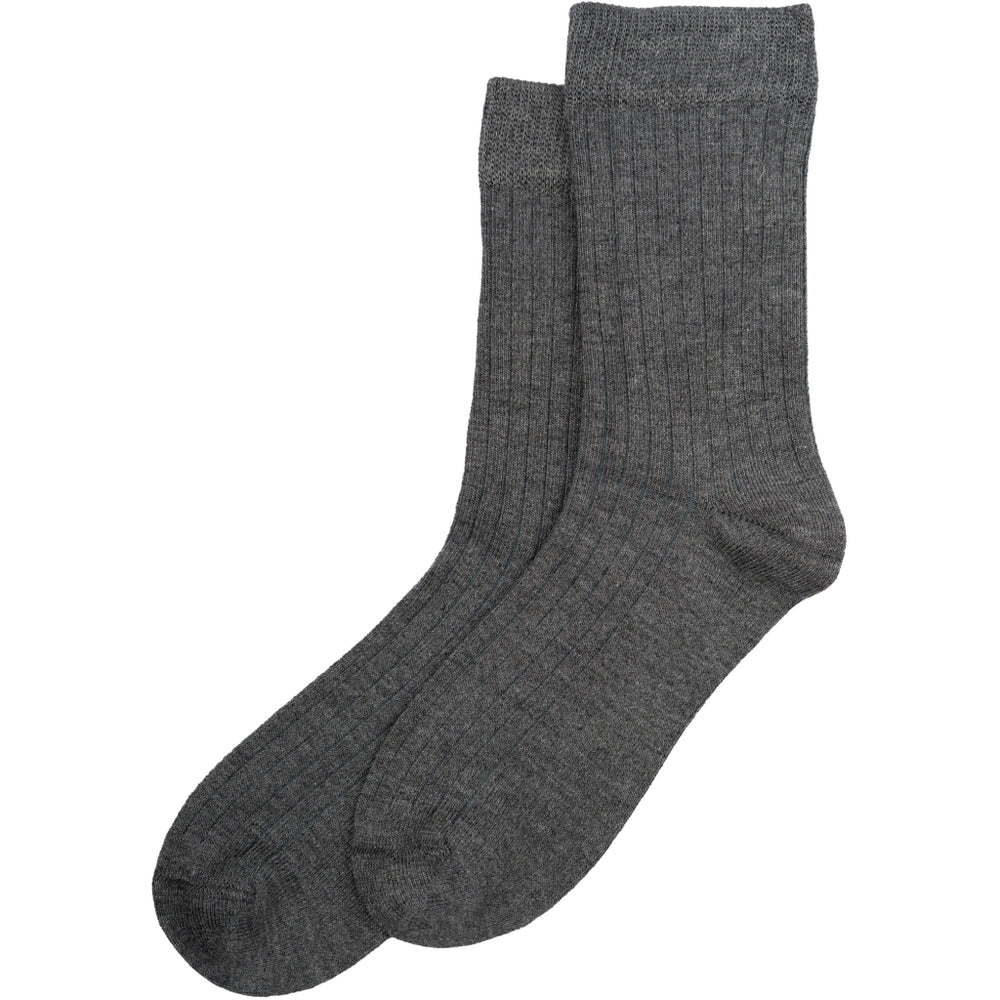 Minipop DK Bamboo School Socks - Dark Grey Melange