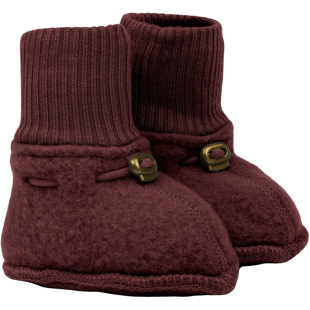 
                  
                    MIKK LINE Wool Fleece Booties - Rum & Raisin
                  
                