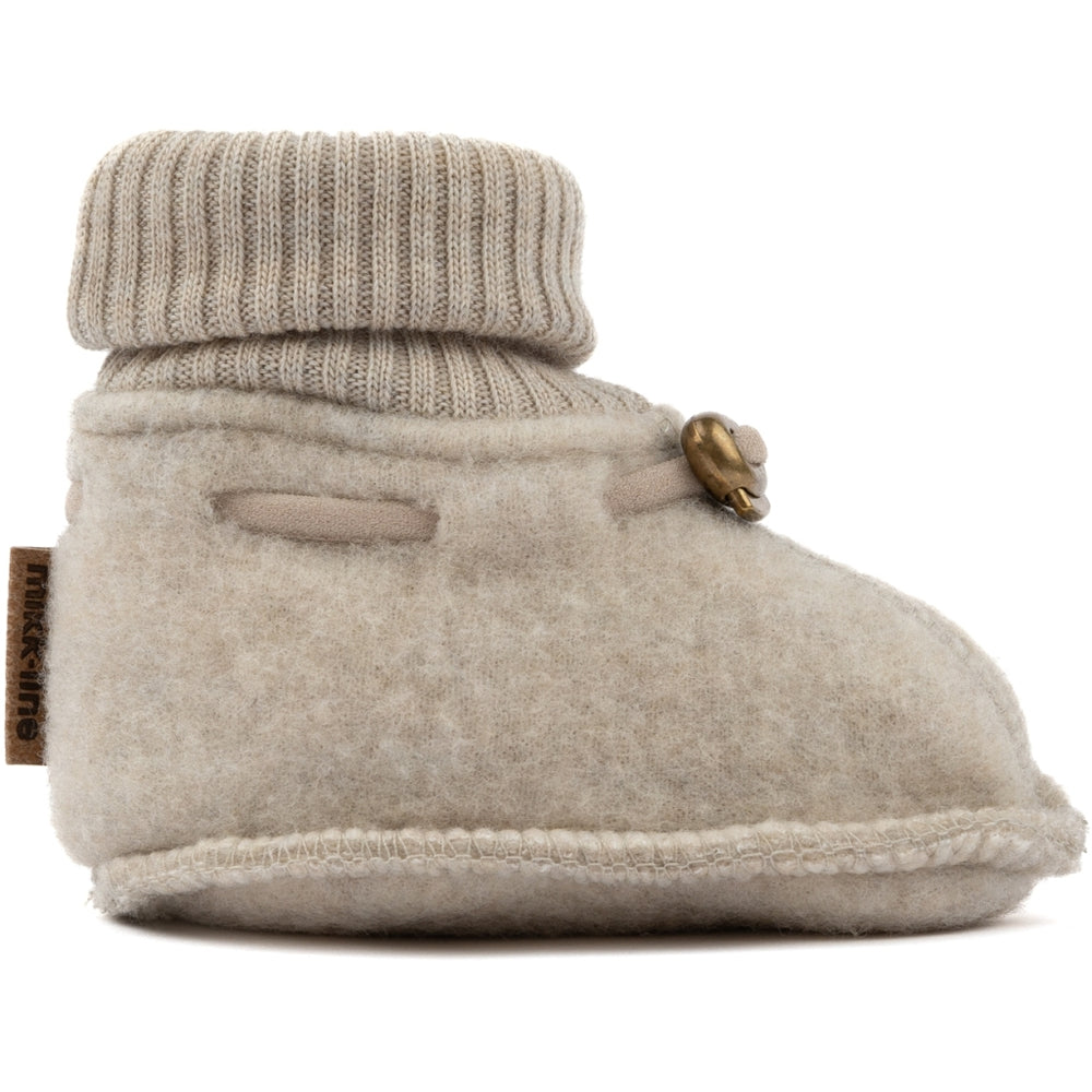 
                      
                        MIKK LINE Wool Fleece Booties - Melange, Off White
                      
                    