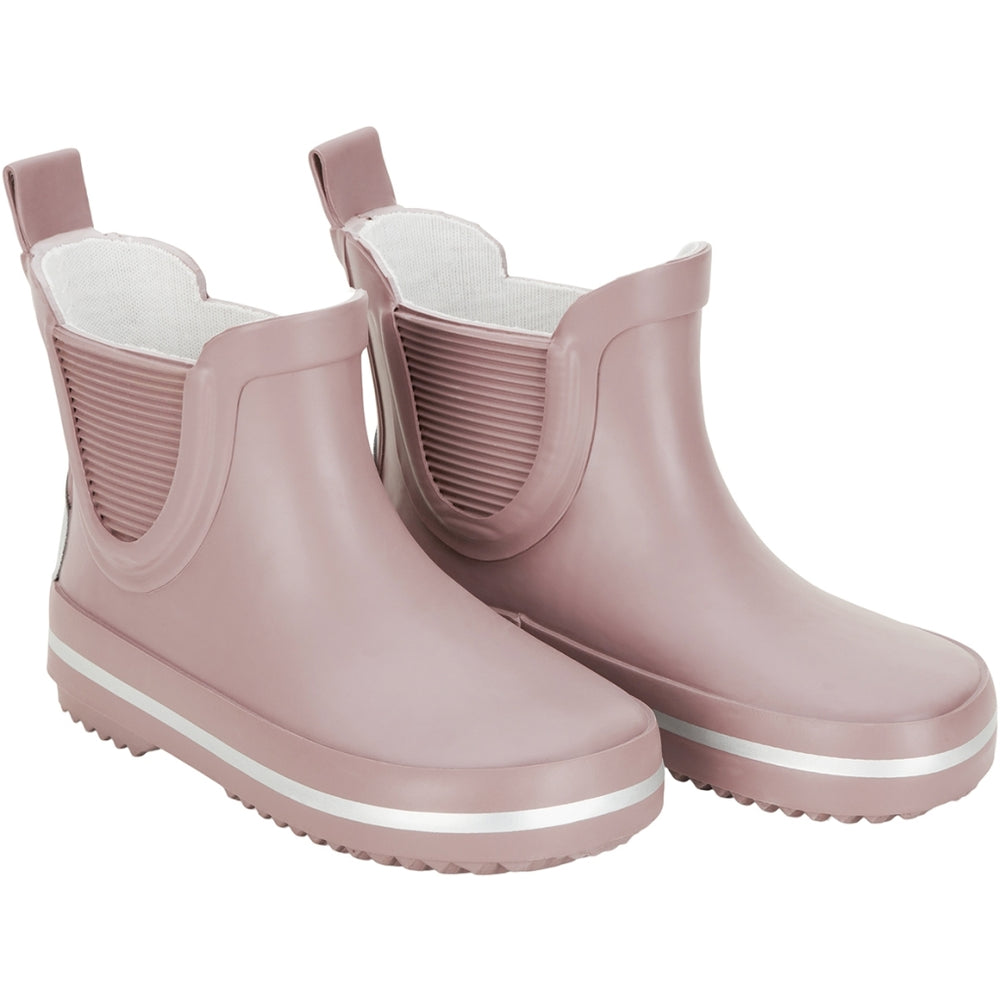 MIKK-LINE Short Rubber Wellington Boots - Adobe Rose