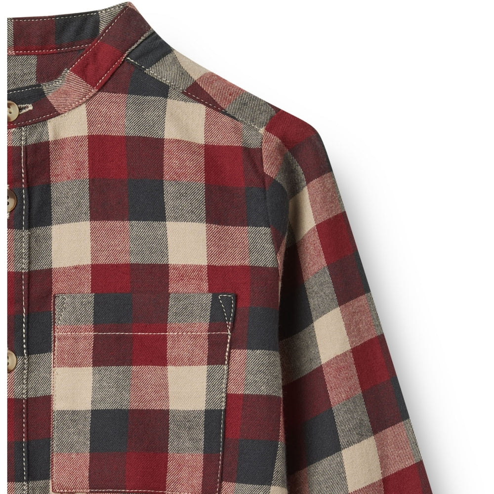 
                  
                    Wheat Clothing Shirt Willum - Red Blue Check
                  
                
