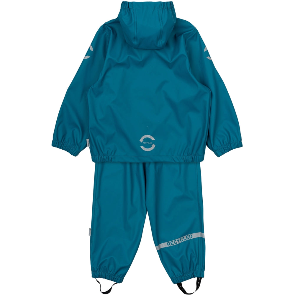 
                      
                        MIKK-LINE Denmark Recycled Plastic Waterproof Dungaree Rain Set - Celestial
                      
                    