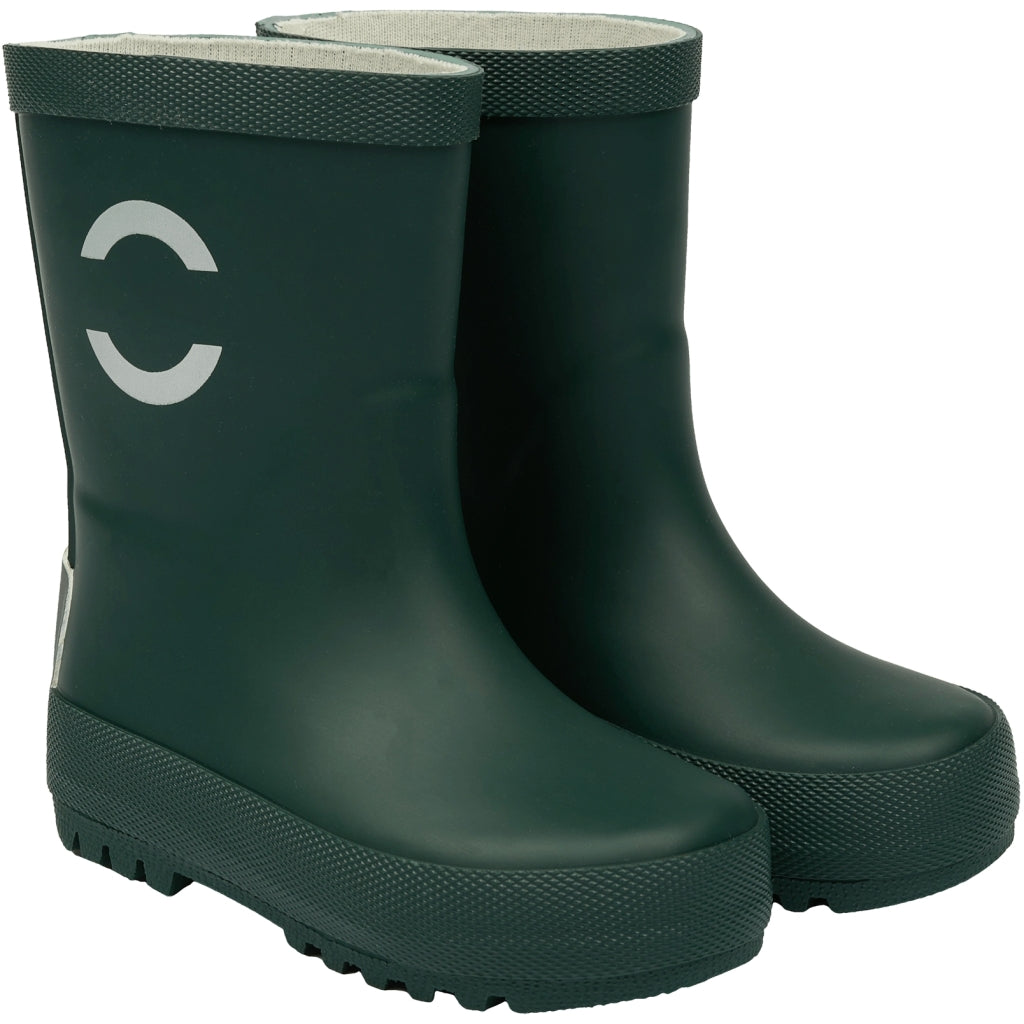 MIKK-LINE Rubber Wellington Boots - Darkest Spruce