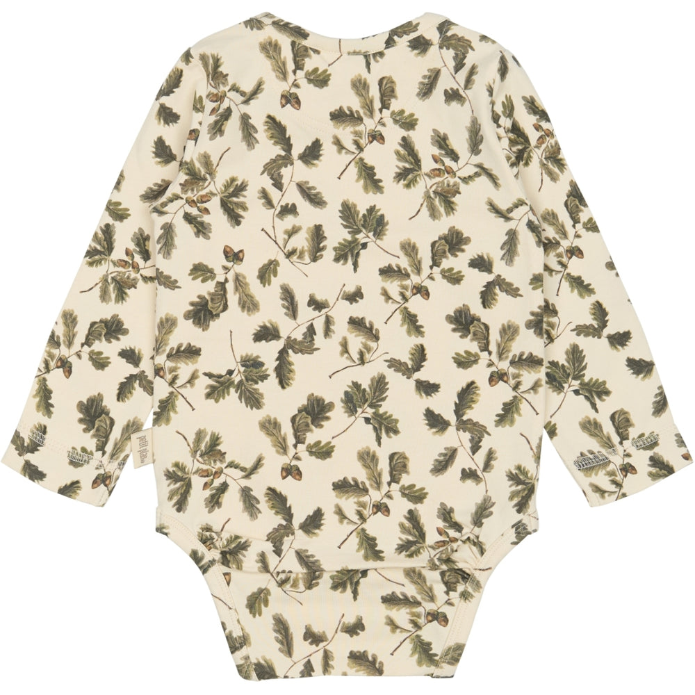 Petit Piao Long Sleeve Bodysuit - Oak