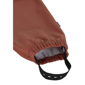 MIKK-LINE Denmark Recycled Plastic Waterproof Dungaree Rain Set - Russet