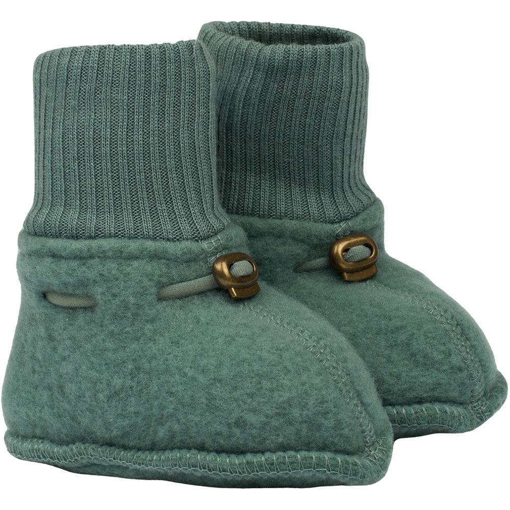 
                  
                    MIKK LINE Wool Fleece Booties - Balsam Green
                  
                