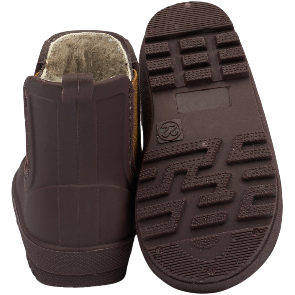 
                  
                    MIKK-LINE Short Winter Lined Wellington Boots - Raisin
                  
                