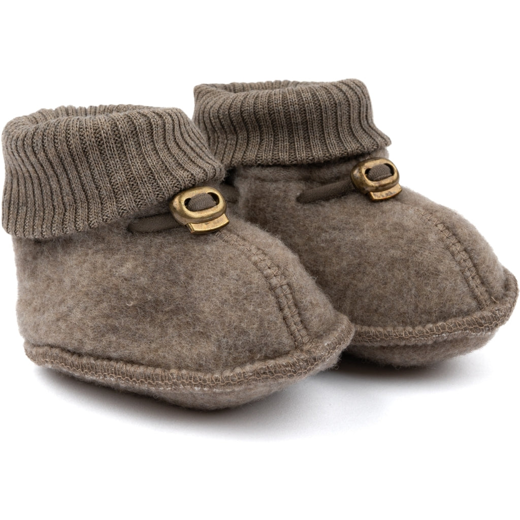 MIKK LINE Wool Fleece Booties - Melange, Denver