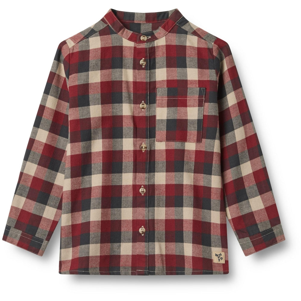 Wheat Clothing Shirt Willum - Red Blue Check