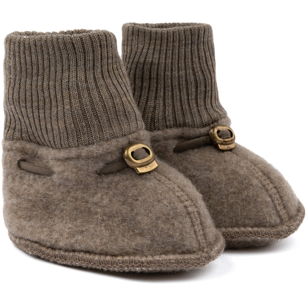 MIKK LINE Wool Fleece Booties - Melange, Denver