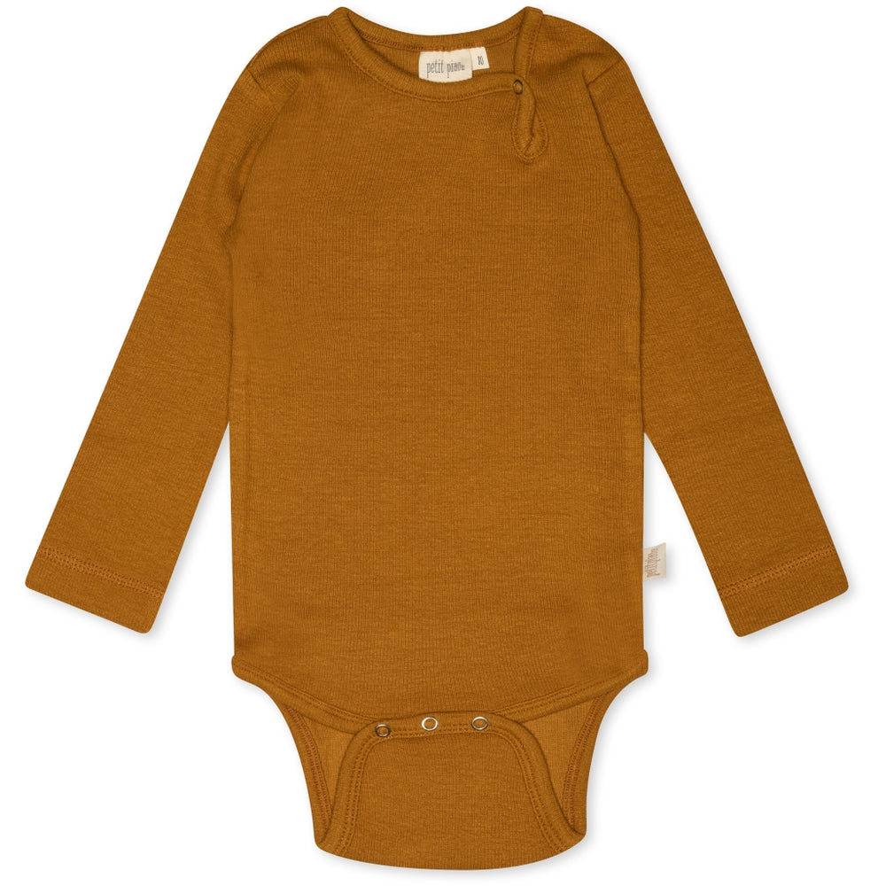 Petit Piao Long Sleeve Bodysuit - Golden Sun