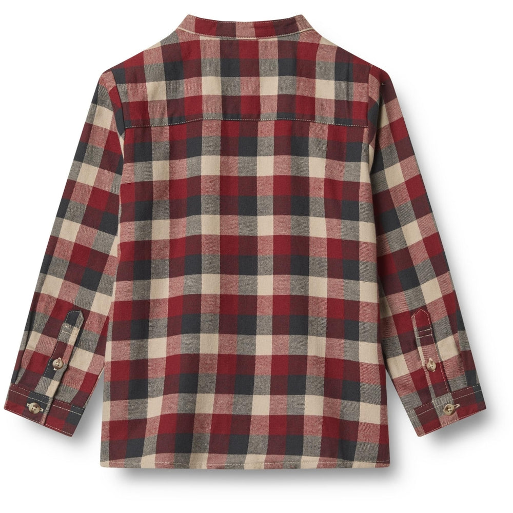 Wheat Clothing Shirt Willum - Red Blue Check