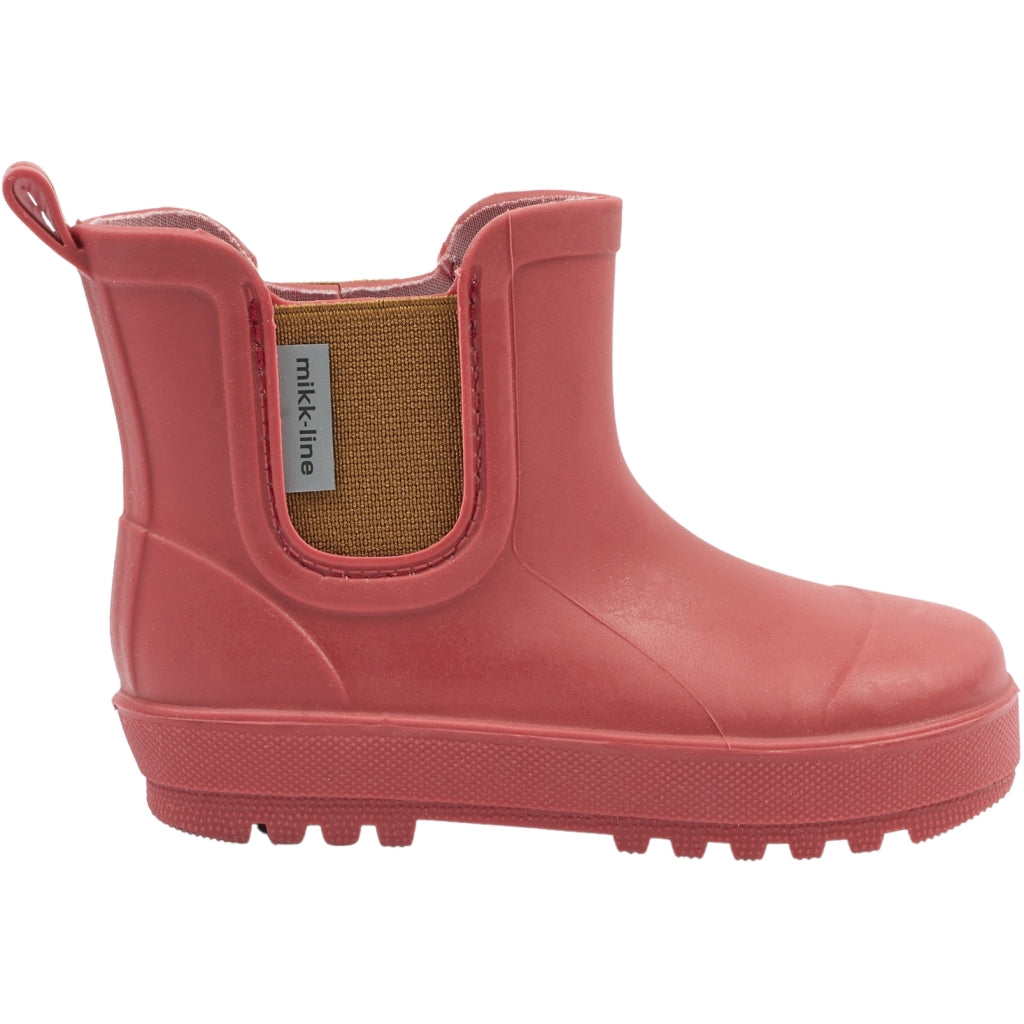 MIKK-LINE Short TPE Wellington Boots - Cranberry